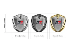 Toyota Emblem Silicon Badge Modern Look High-End Style